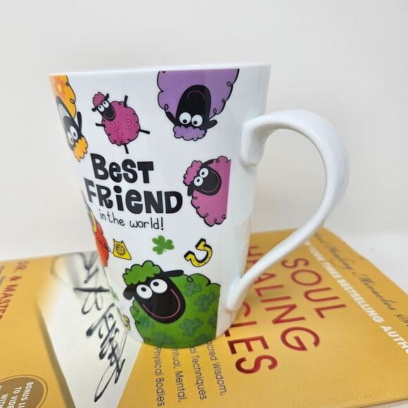 Wacky Woollies Best Friends Ireland Sheep Humor Coffee Cup Mug 12oz - Picture 2 of 5